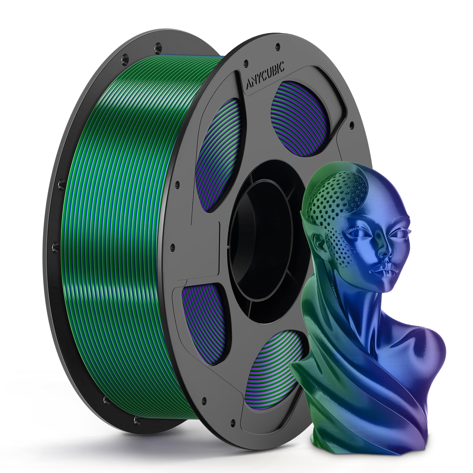 Amazon.com: ANYCUBIC Silk Tri Color Pla Filament, 3-in-1 Chrome